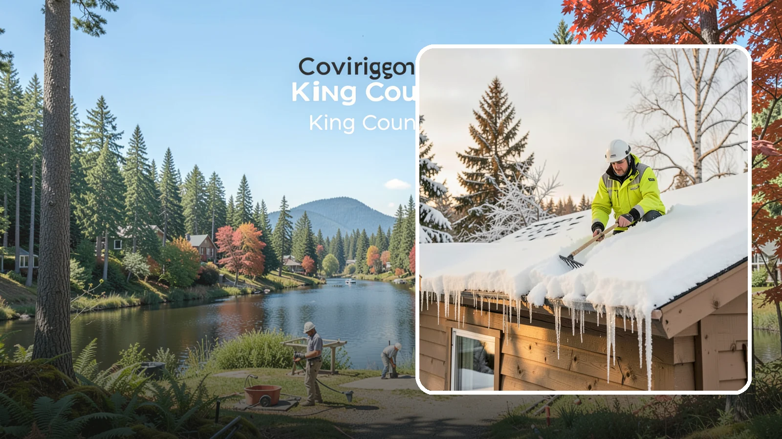 Ice Dam Prevention in Covington, King County, WA - We take proactive steps to keep ice dams from forming so you avoid the leaks they cause.