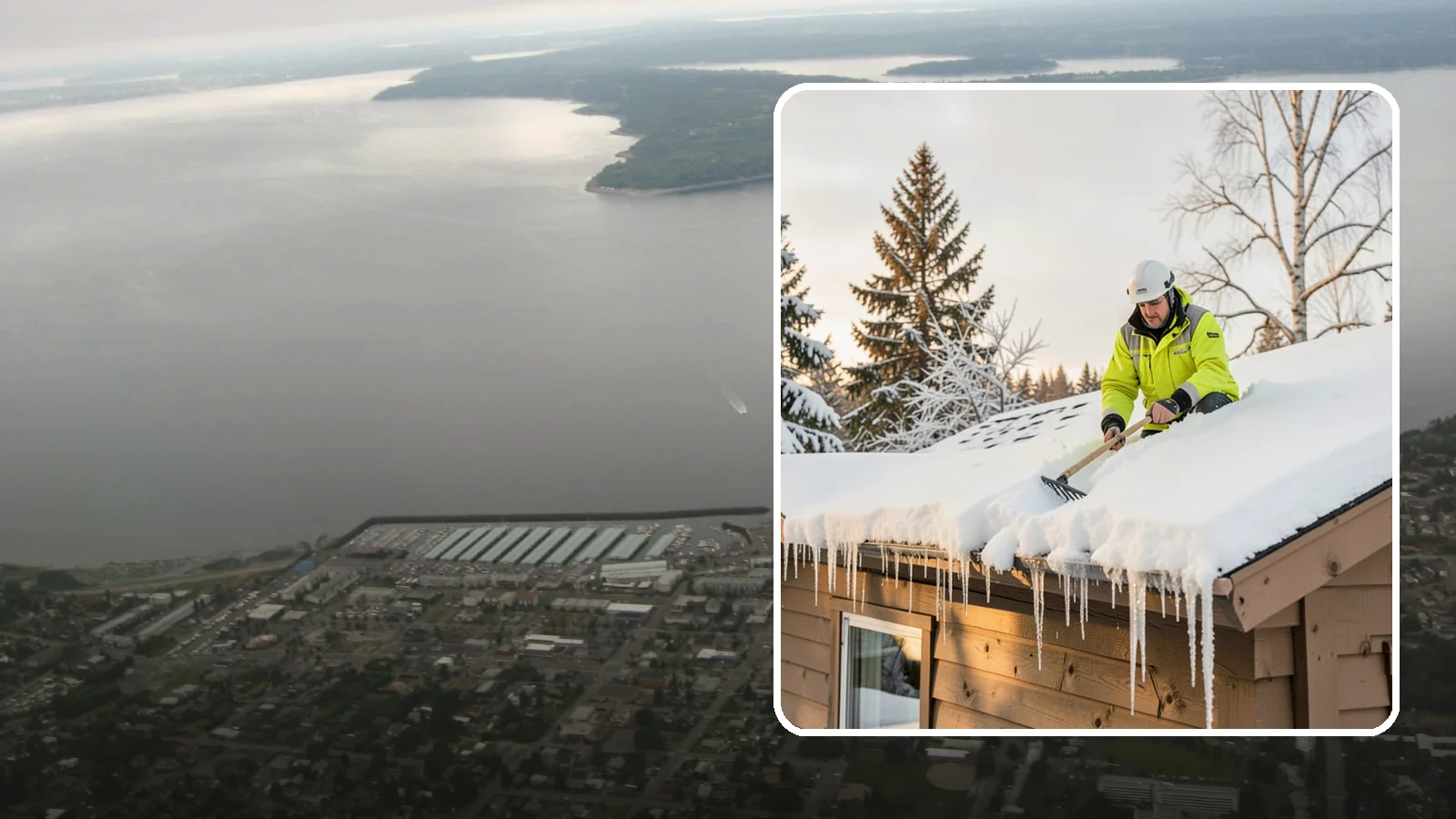 Ice Dam Prevention in Des Moines, King County, WA - We take proactive steps to keep ice dams from forming so you avoid the leaks they cause.