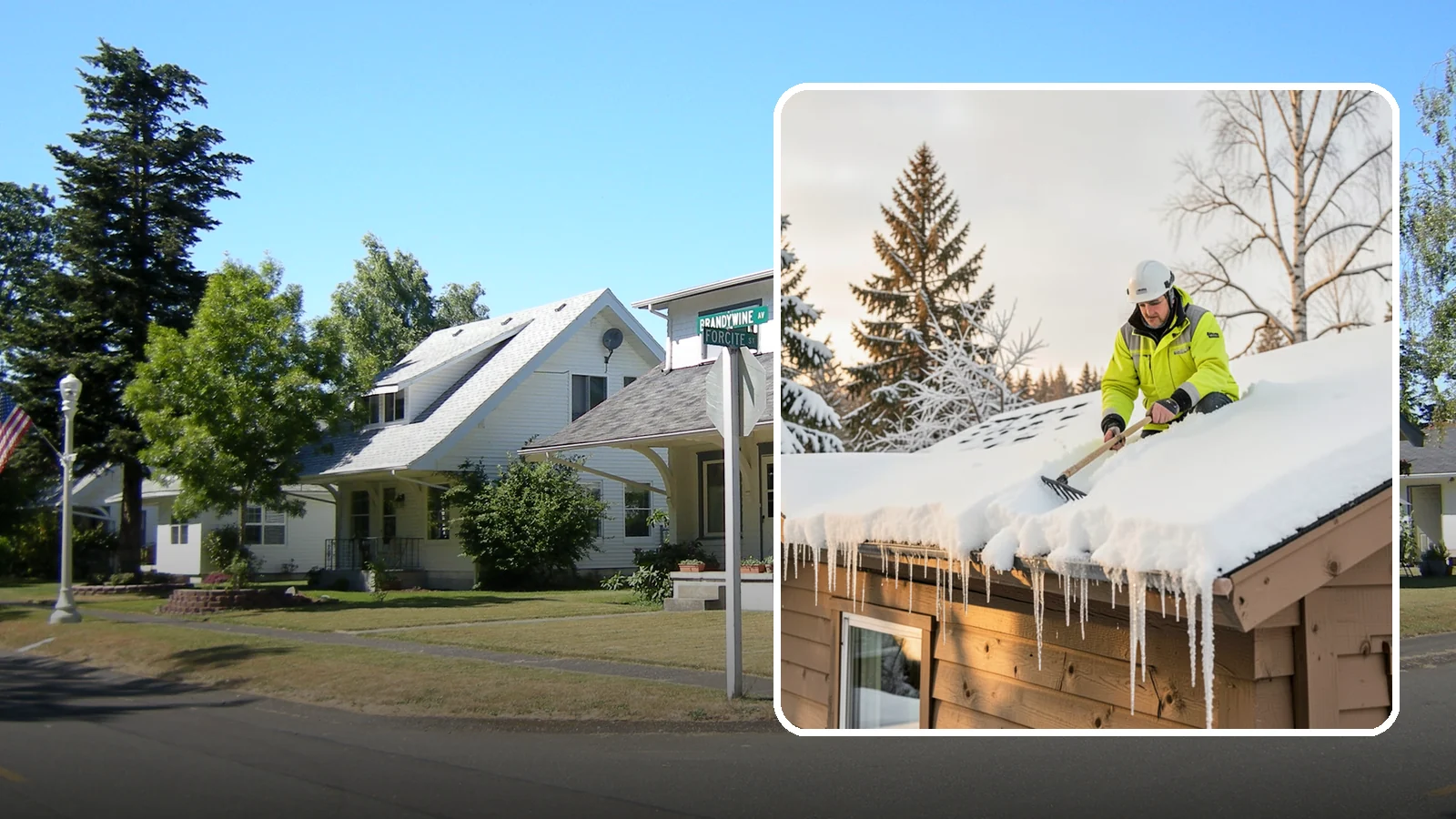 Ice Dam Prevention in DuPont, Pierce County, WA - We take proactive steps to keep ice dams from forming so you avoid the leaks they cause.
