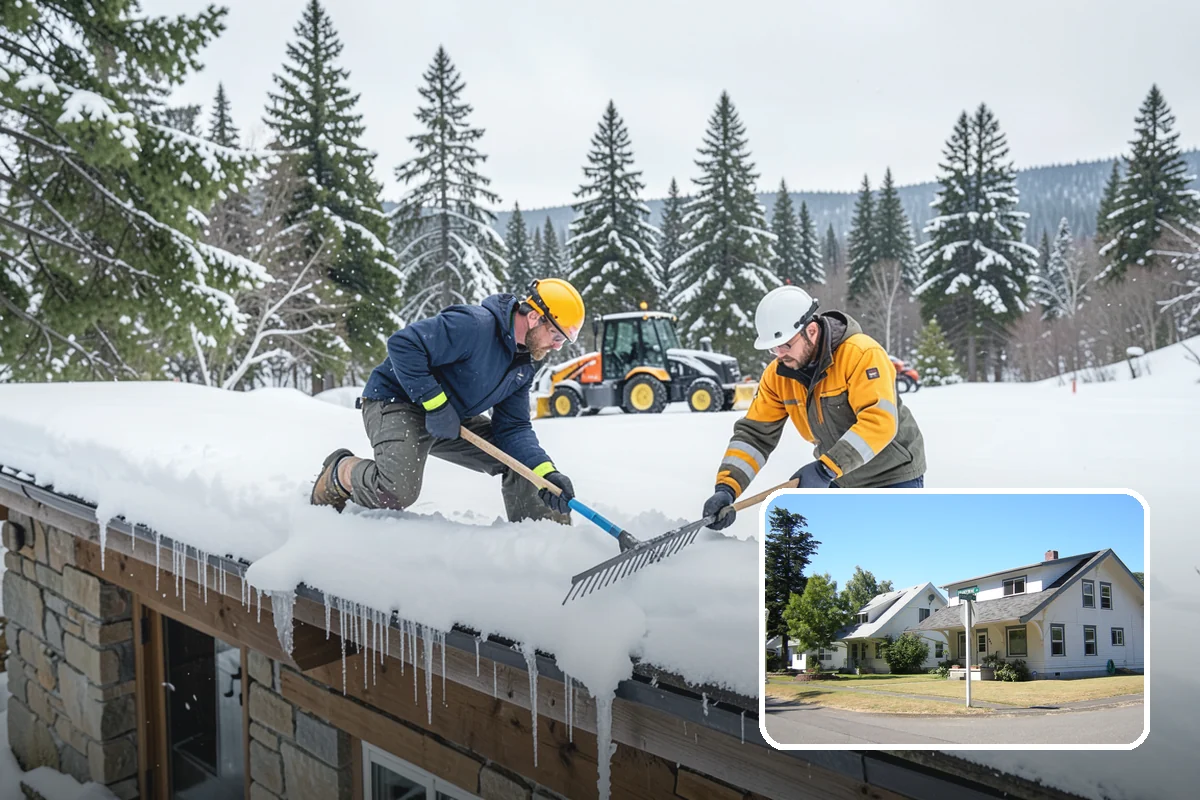 Ice Dam Prevention in DuPont, Pierce County, WA - Avoids the interior water damage dams cause