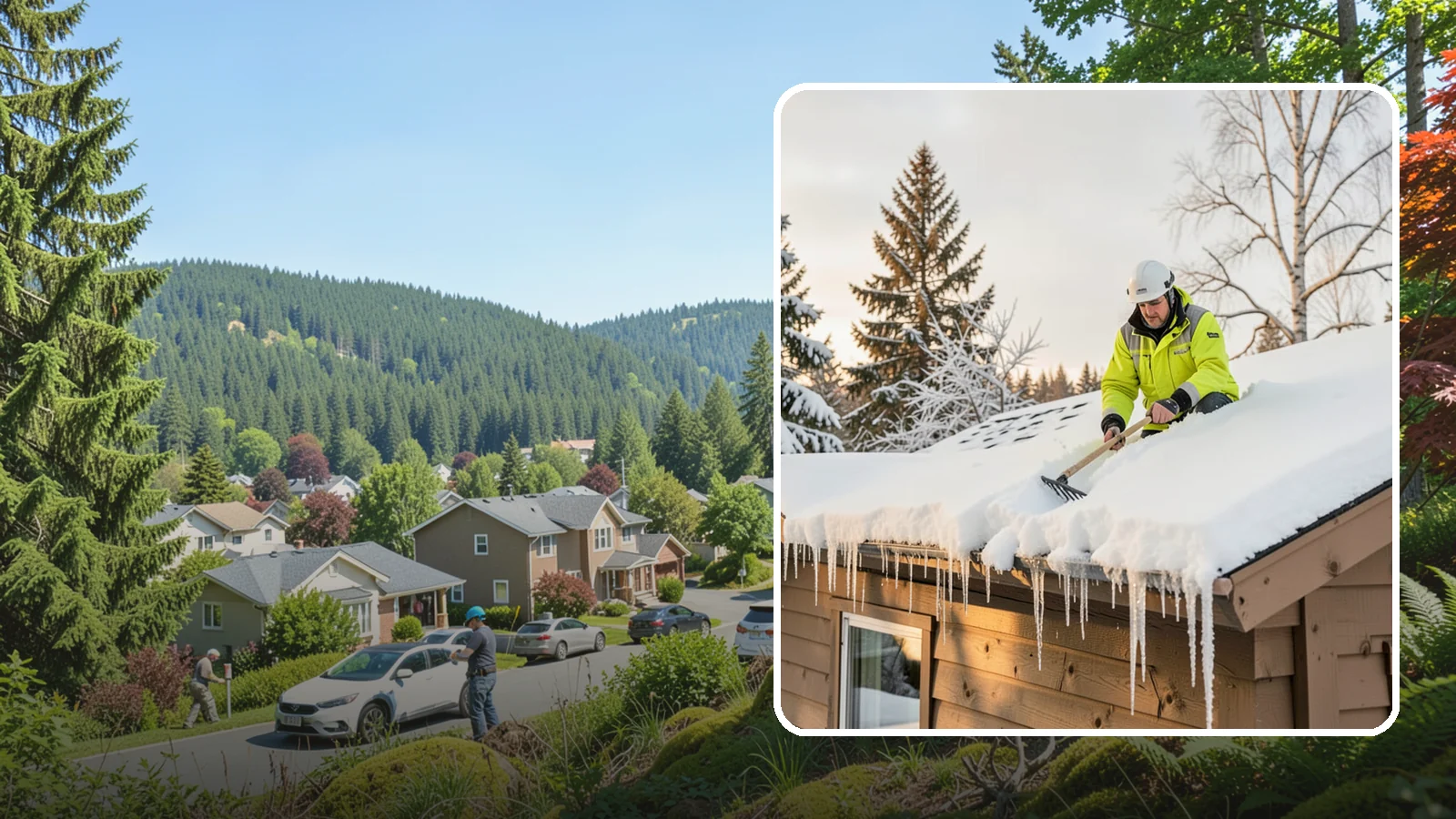 Ice Dam Prevention in Index, Snohomish County, WA - We take proactive steps to keep ice dams from forming so you avoid the leaks they cause.