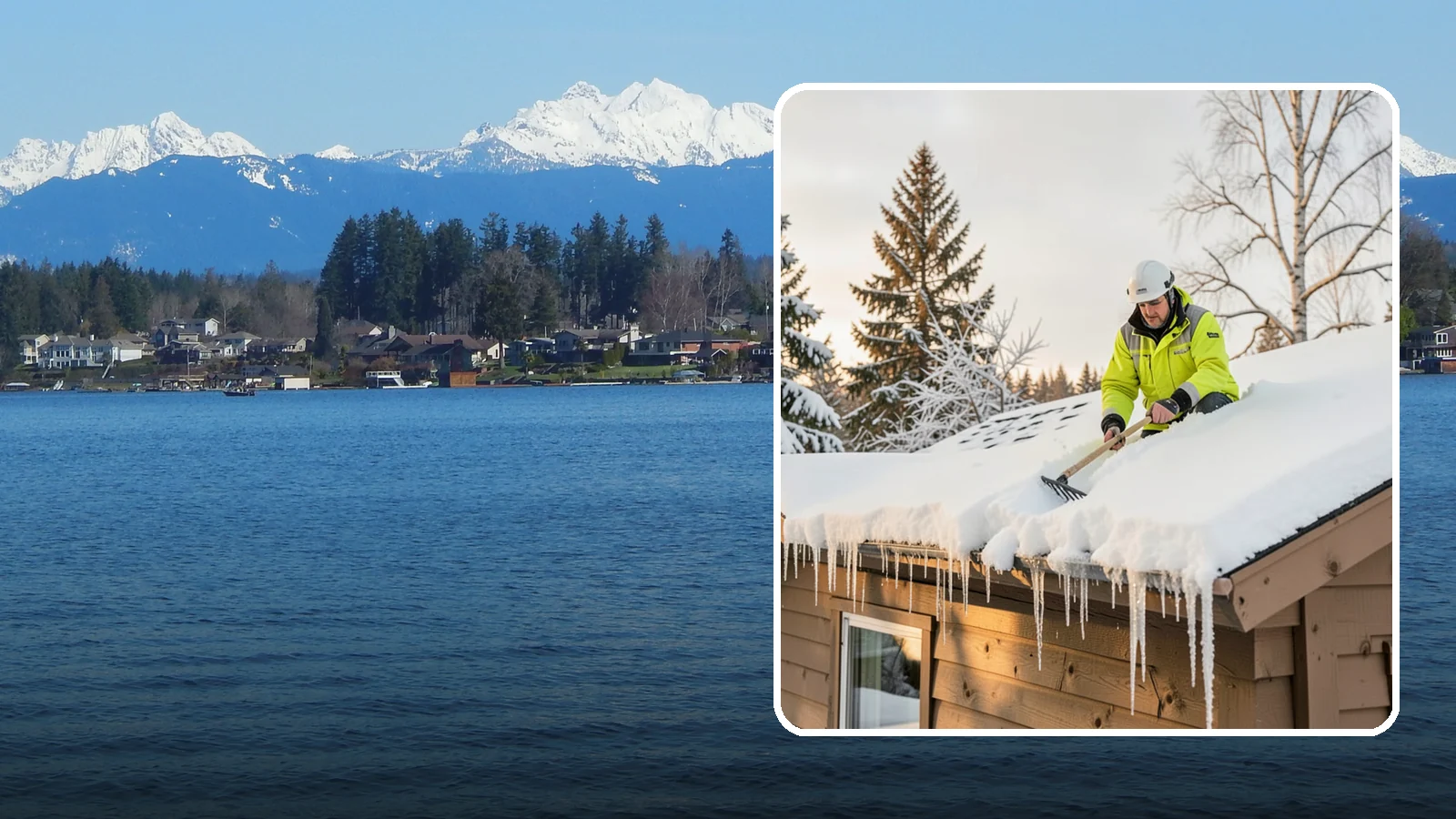 Ice Dam Prevention in Lake Stevens, Snohomish County, WA - We take proactive steps to keep ice dams from forming so you avoid the leaks they cause.