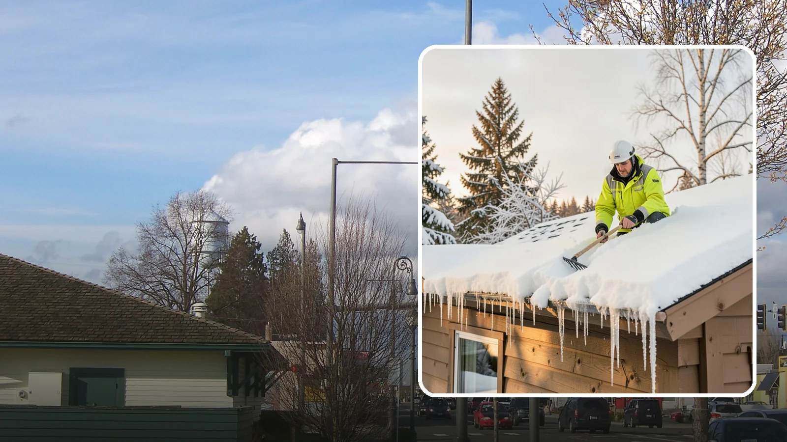 Ice Dam Prevention in Marysville, Snohomish County, WA - We take proactive steps to keep ice dams from forming so you avoid the leaks they cause.