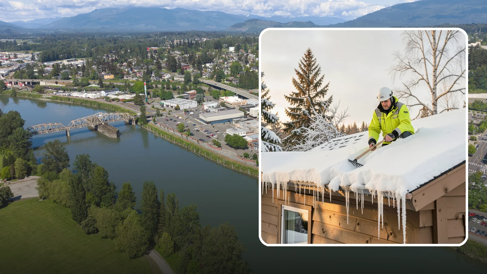Ice Dam Prevention in Mount Vernon, Skagit County, WA - We take proactive steps to keep ice dams from forming so you avoid the leaks they cause.