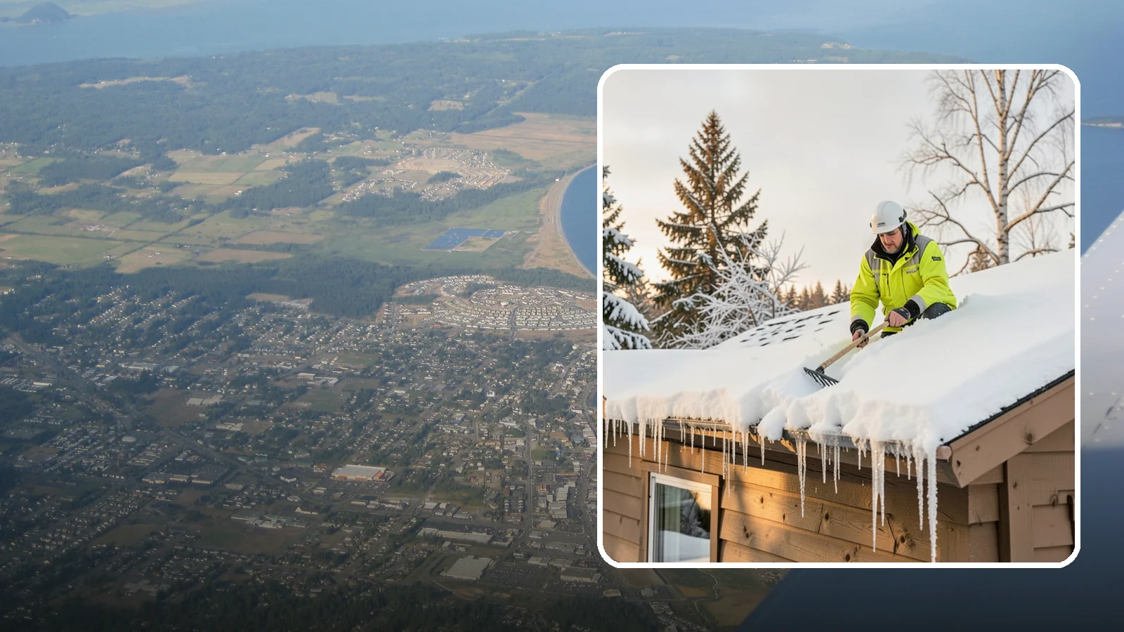 Ice Dam Prevention in Oak Harbor, Island County, WA - We take proactive steps to keep ice dams from forming so you avoid the leaks they cause.
