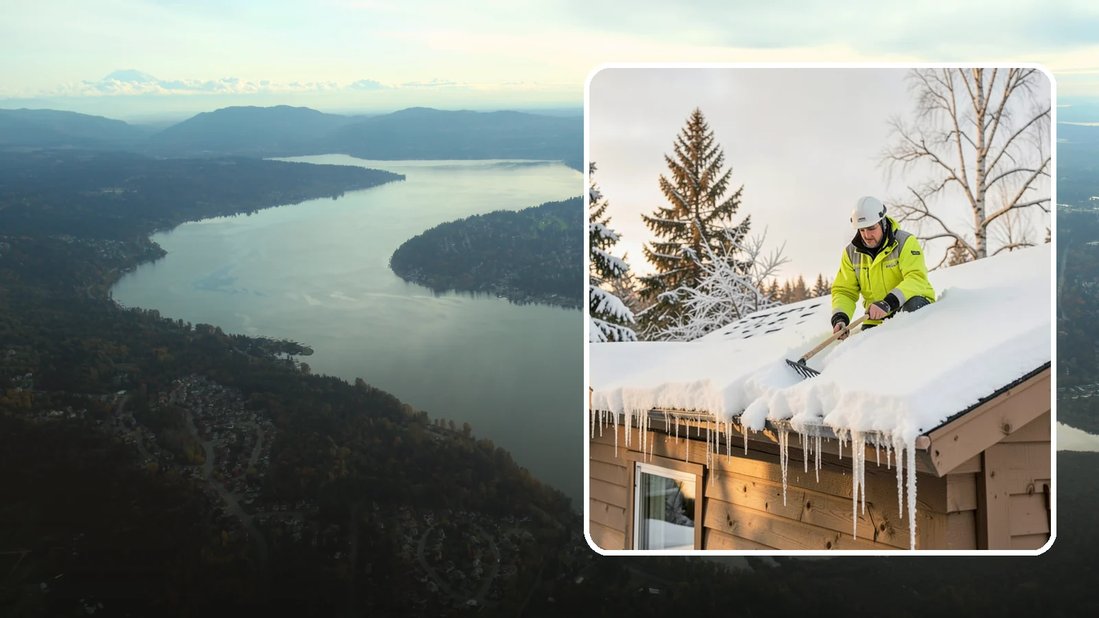 Ice Dam Prevention in Sammamish, King County, WA - We take proactive steps to keep ice dams from forming so you avoid the leaks they cause.