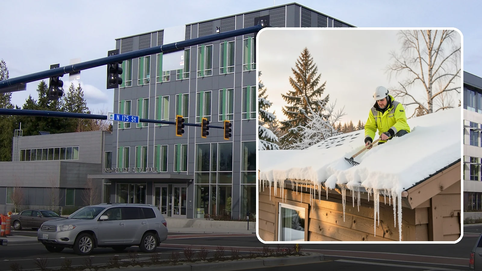 Ice Dam Prevention in Shoreline, King County, WA - We take proactive steps to keep ice dams from forming so you avoid the leaks they cause.