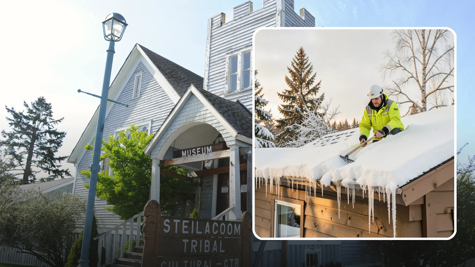 Ice Dam Prevention in Steilacoom, Pierce County, WA - We take proactive steps to keep ice dams from forming so you avoid the leaks they cause.