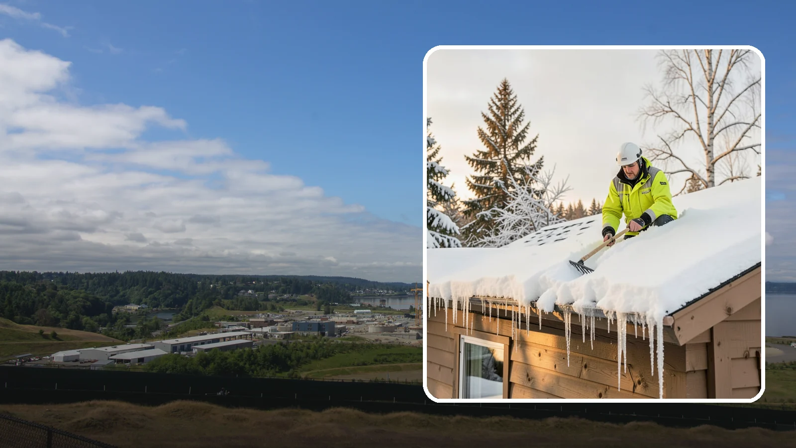 Ice Dam Prevention in University Place, Pierce County, WA - We take proactive steps to keep ice dams from forming so you avoid the leaks they cause.