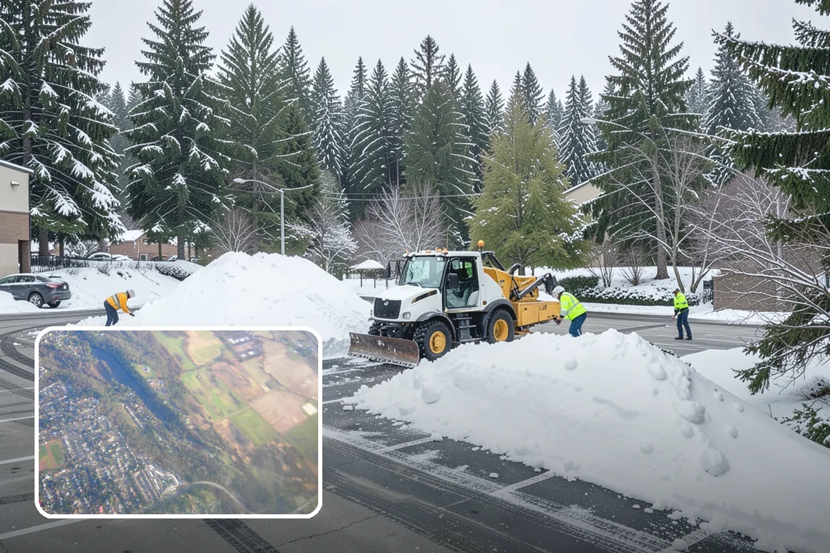 Ice Dam Removal in Algona, King County, WA - Stops water from backing up under shingles