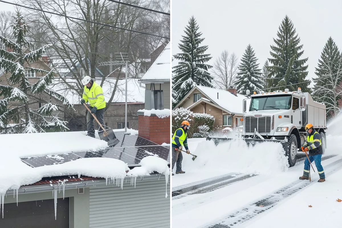 Ice Dam Removal in Auburn, King County, WA - Locate the dam and the trapped water line