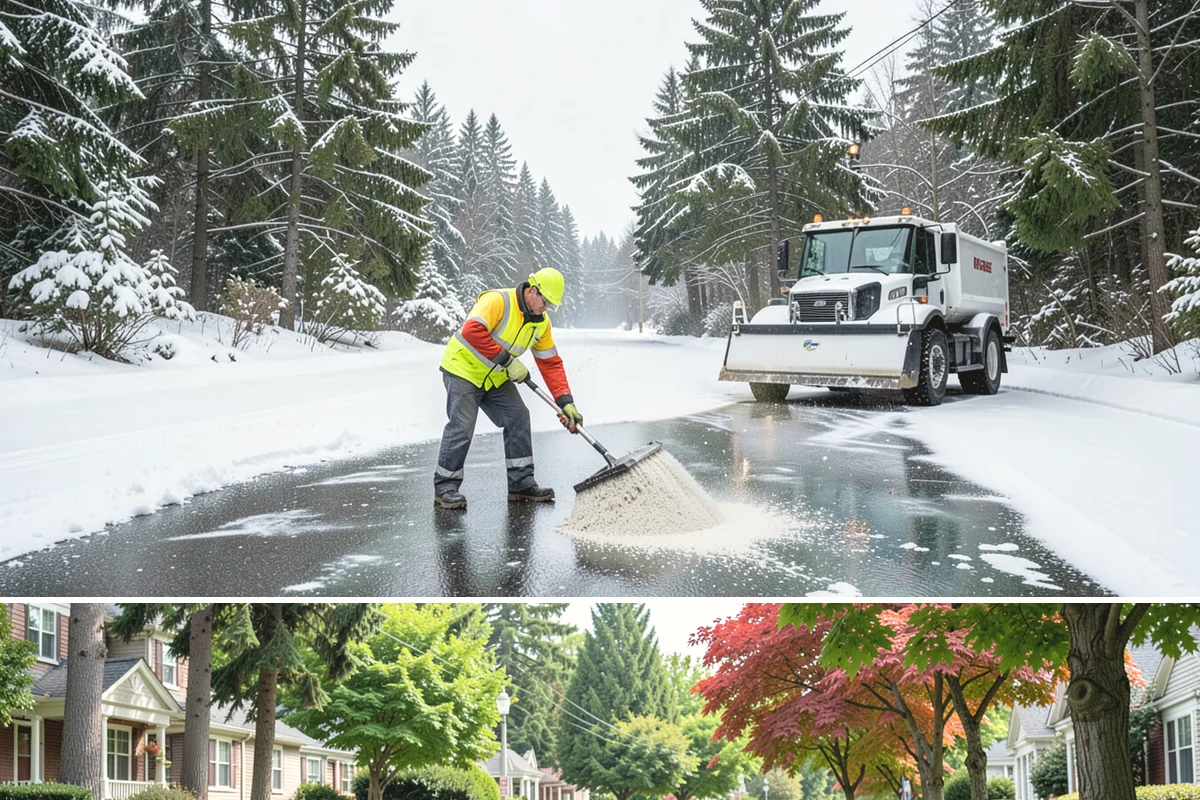 Ice Dam Removal in Beaux Arts Village, King County, WA - Ice dam removal is needed during and right after freeze-thaw cycles, when melt and refreeze at the eaves trap water behind the...