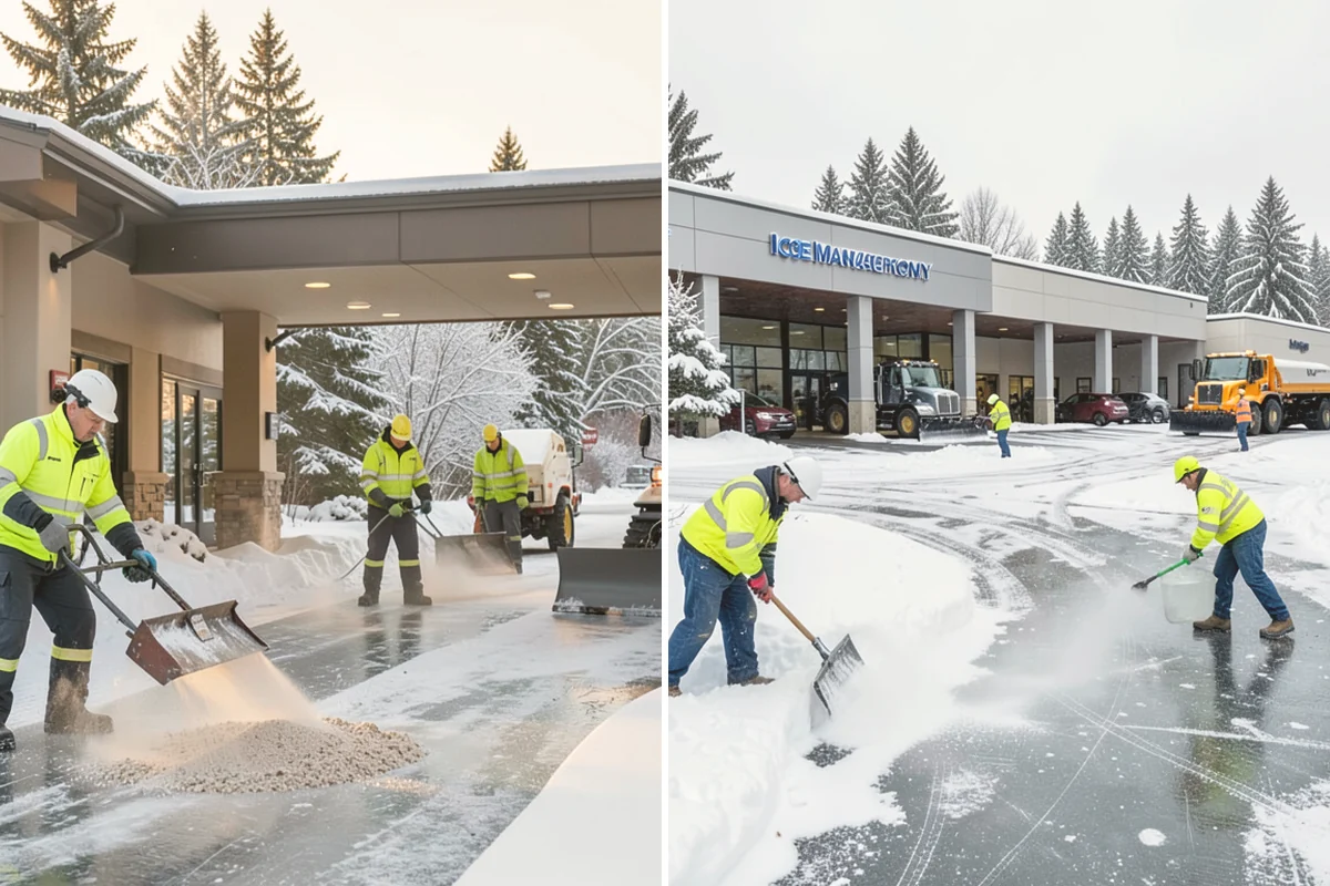 Ice Dam Removal in Bellevue, King County, WA - Locate the dam and the trapped water line