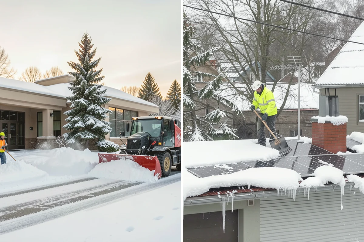 Ice Dam Removal in Black Diamond, King County, WA - Locate the dam and the trapped water line