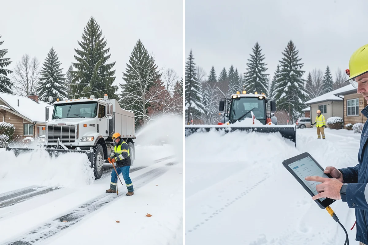 Ice Dam Removal in Bonney Lake, Pierce County, WA - Locate the dam and the trapped water line