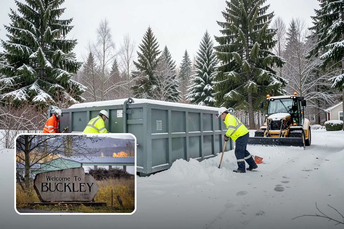 Ice Dam Removal in Buckley, Pierce County, WA - Stops water from backing up under shingles