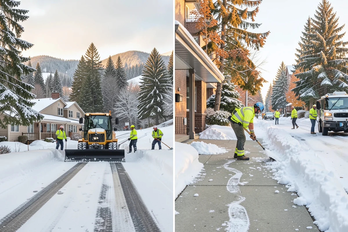 Ice Dam Removal in Buckley, Pierce County, WA - Locate the dam and the trapped water line