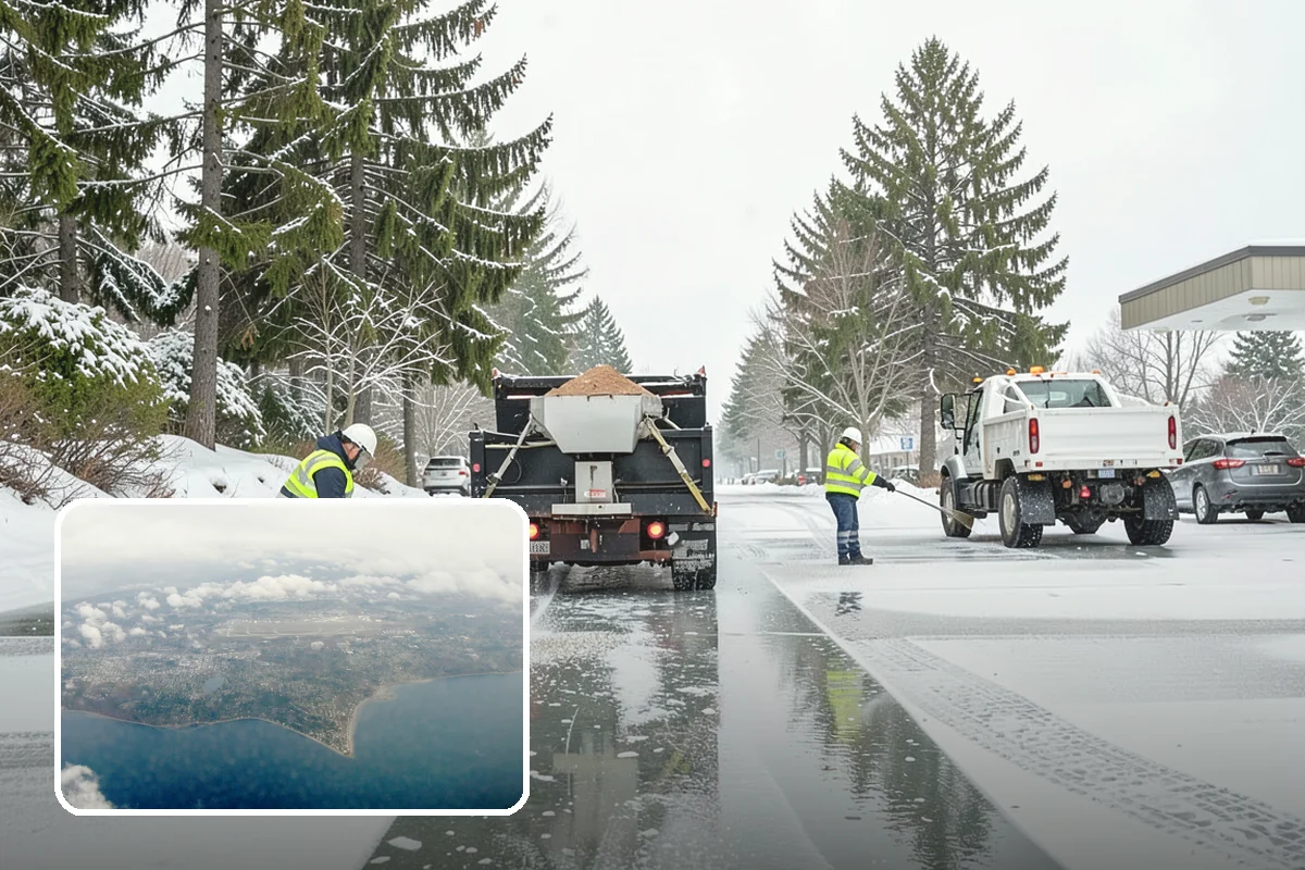 Ice Dam Removal in Burien, King County, WA - Stops water from backing up under shingles