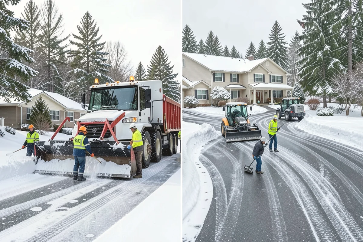 Ice Dam Removal in Covington, King County, WA - Locate the dam and the trapped water line