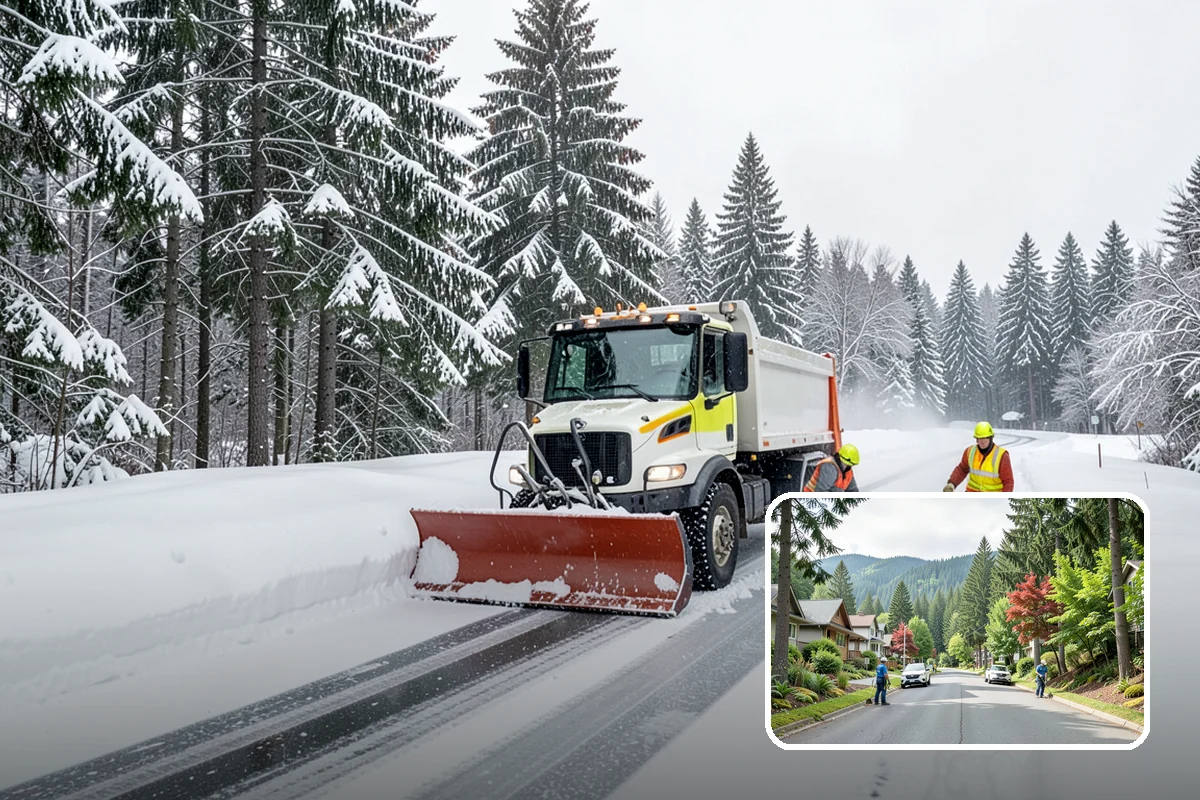 Ice Dam Removal in Darrington, Snohomish County, WA - Stops water from backing up under shingles