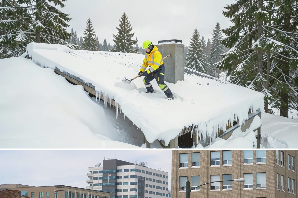Ice Dam Removal in Everett, Snohomish County, WA - Ice dam removal is needed during and right after freeze-thaw cycles, when melt and refreeze at the eaves trap water behind the...