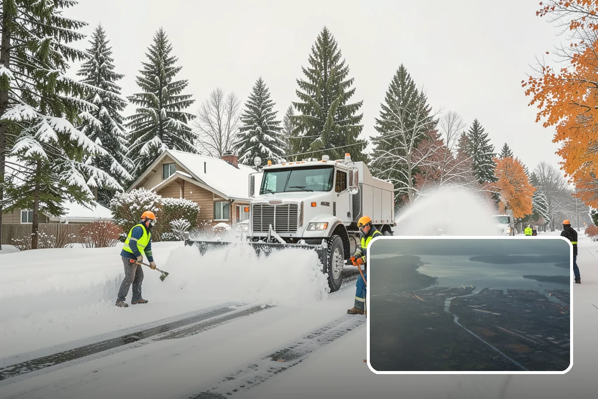 Ice Dam Removal in Fife, Pierce County, WA - Stops water from backing up under shingles