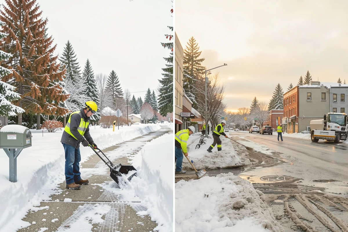 Ice Dam Removal in Fife, Pierce County, WA - Locate the dam and the trapped water line