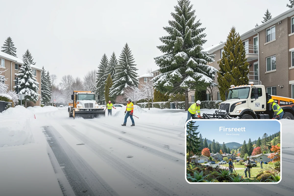 Ice Dam Removal in Fircrest, Pierce County, WA - Stops water from backing up under shingles