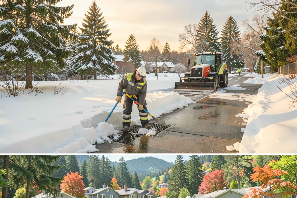 Ice Dam Removal in Fircrest, Pierce County, WA - Ice dam removal is needed during and right after freeze-thaw cycles, when melt and refreeze at the eaves trap water behind the...