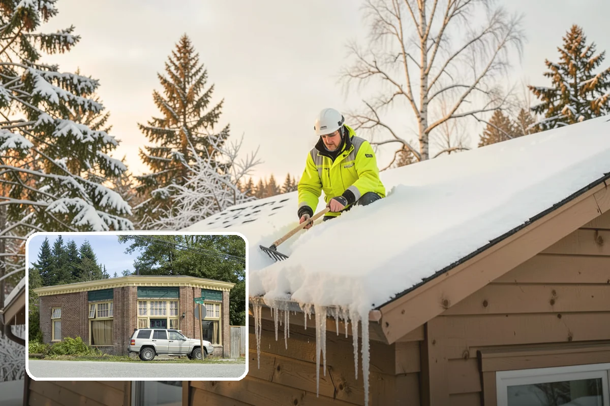 Ice Dam Removal in Hamilton, Skagit County, WA - Stops water from backing up under shingles
