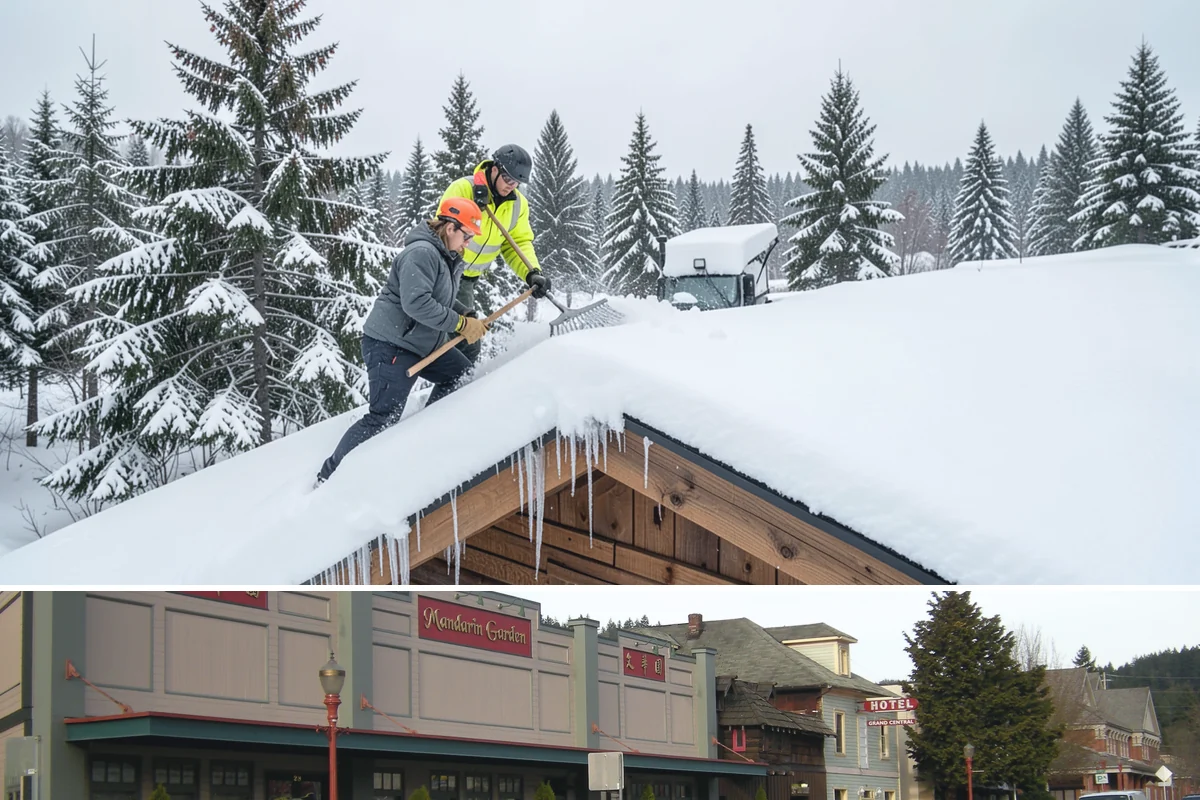 Ice Dam Removal in Issaquah, King County, WA - Ice dam removal is needed during and right after freeze-thaw cycles, when melt and refreeze at the eaves trap water behind the...