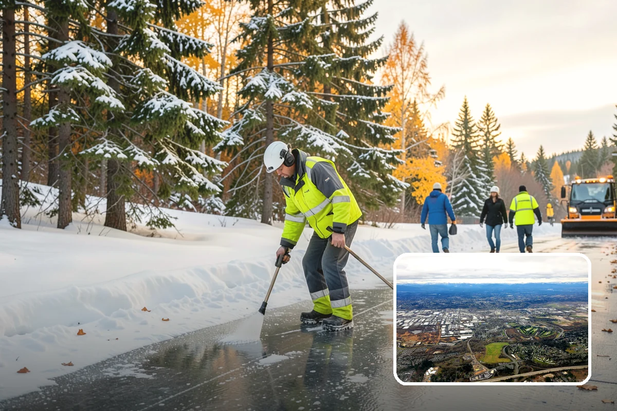 Ice Dam Removal in Kent, King County, WA - Stops water from backing up under shingles