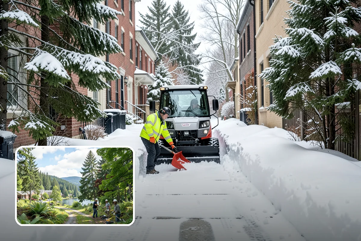Ice Dam Removal in Lake Forest Park, King County, WA - Stops water from backing up under shingles