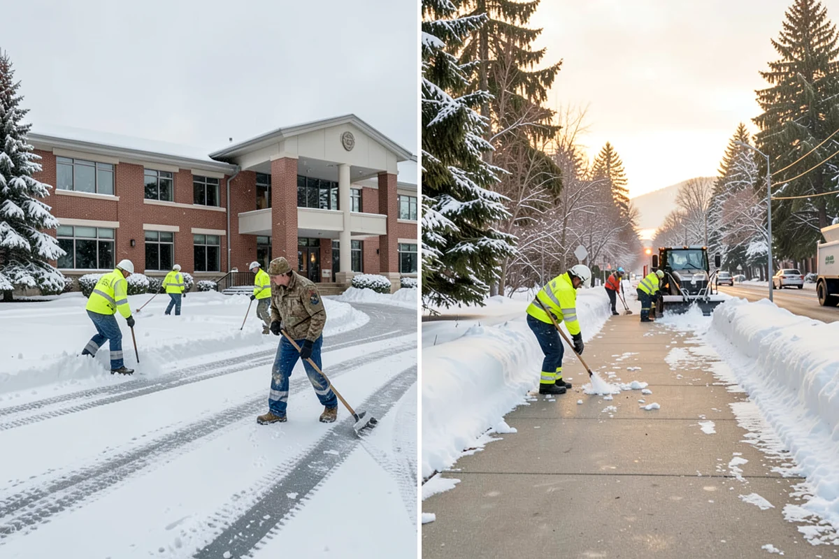 Ice Dam Removal in Lake Forest Park, King County, WA - Locate the dam and the trapped water line