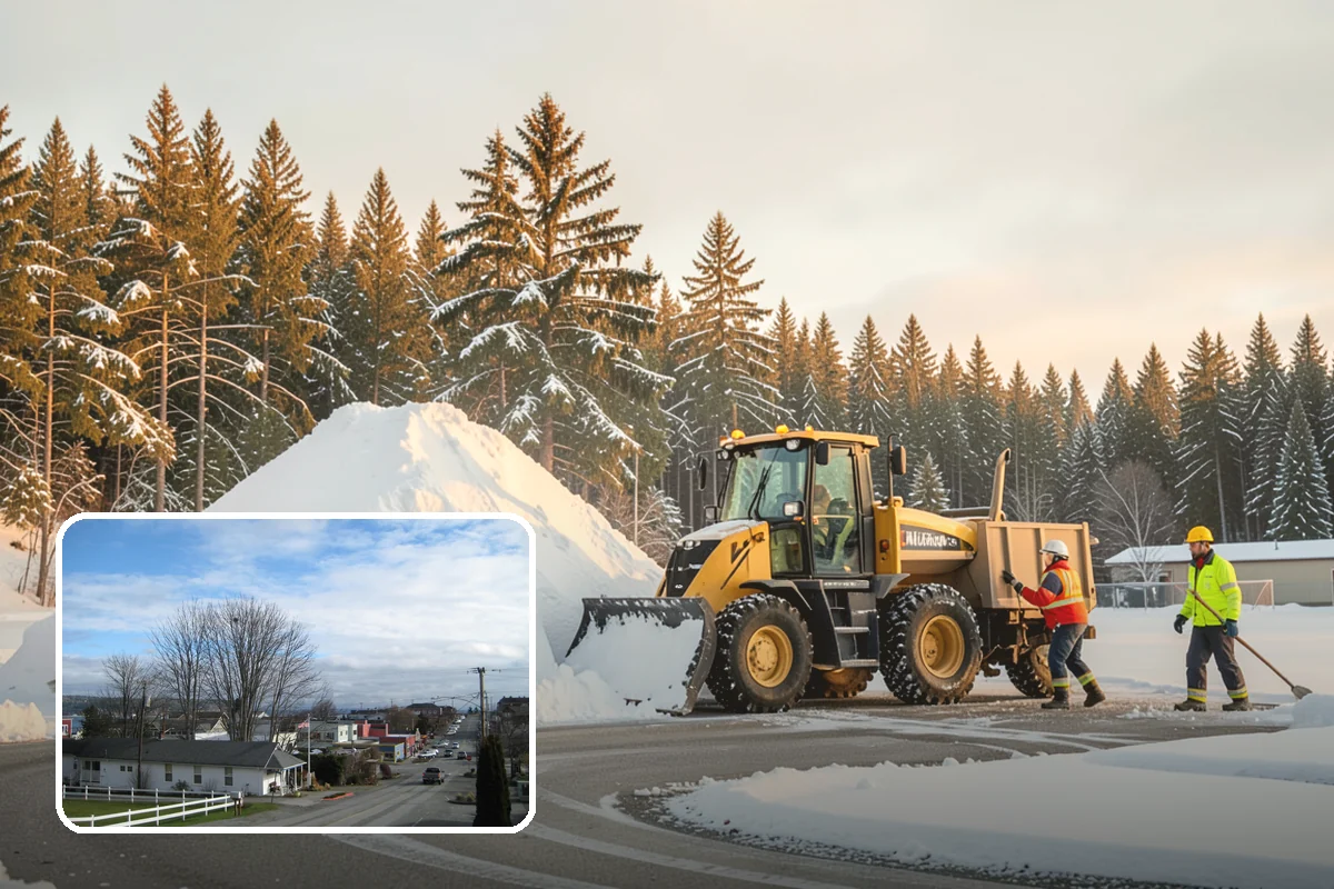 Ice Dam Removal in Langley, Island County, WA - Stops water from backing up under shingles