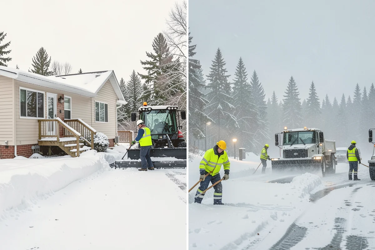 Ice Dam Removal in Langley, Island County, WA - Locate the dam and the trapped water line