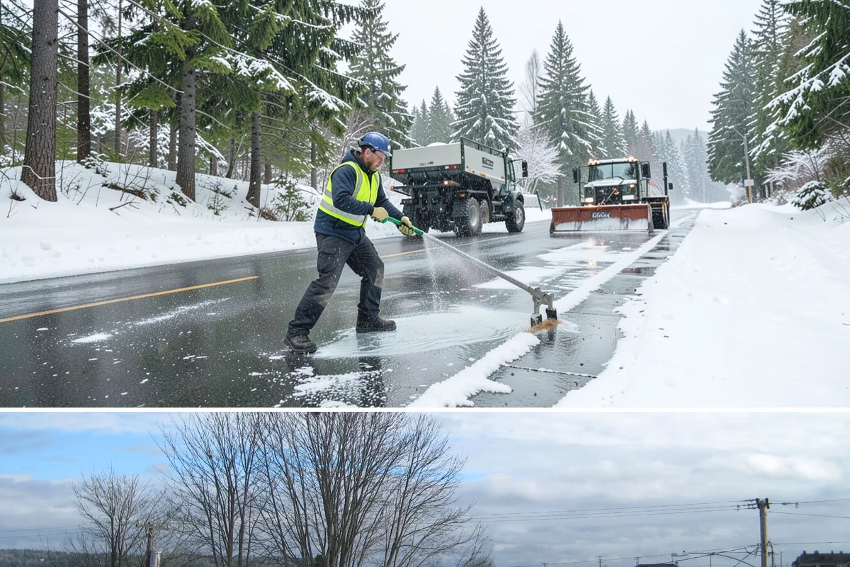 Ice Dam Removal in Langley, Island County, WA - Ice dam removal is needed during and right after freeze-thaw cycles, when melt and refreeze at the eaves trap water behind the...