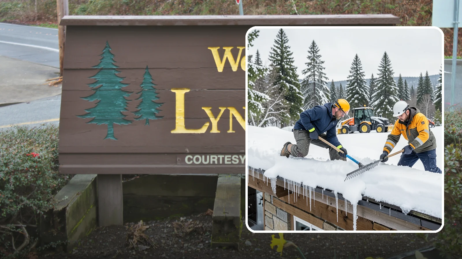 Ice Dam Removal in Lynnwood, Snohomish County, WA - We remove existing ice dams from roof edges to stop water from backing up under shingles.