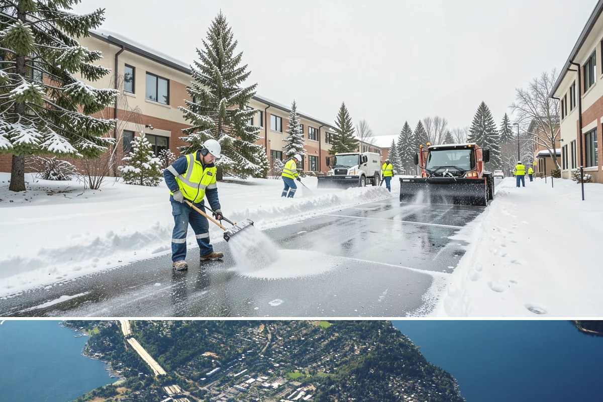 Ice Dam Removal in Mercer Island, King County, WA - Ice dam removal is needed during and right after freeze-thaw cycles, when melt and refreeze at the eaves trap water behind the...