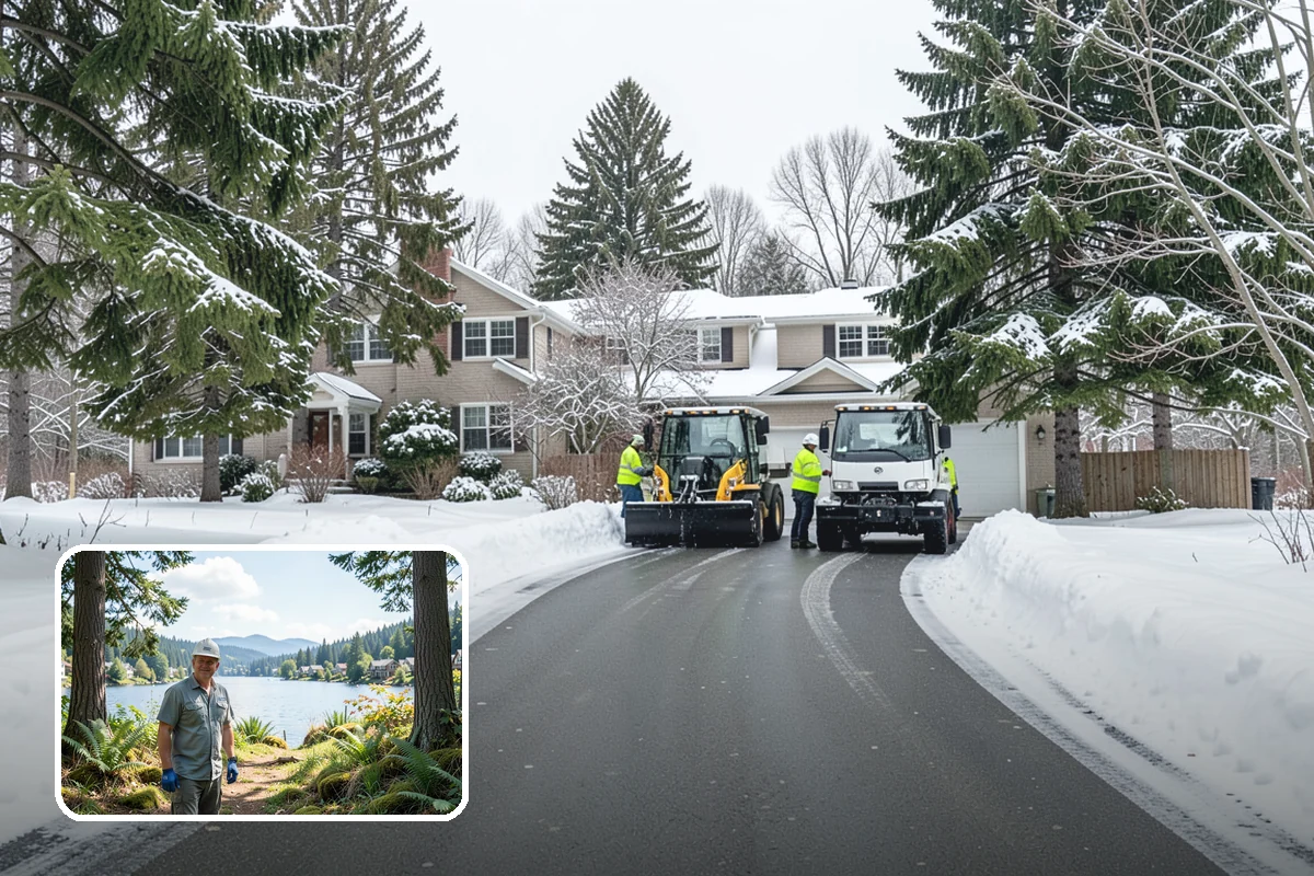 Ice Dam Removal in Milton, King County, WA - Stops water from backing up under shingles