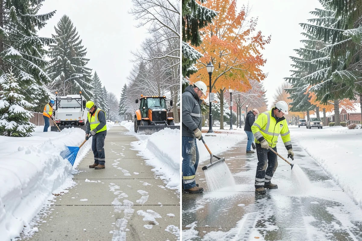Ice Dam Removal in Monroe, Snohomish County, WA - Locate the dam and the trapped water line