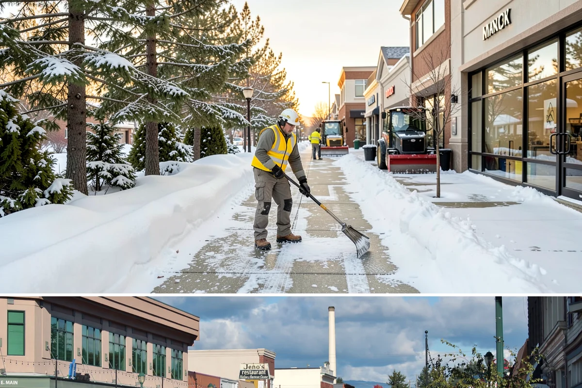 Ice Dam Removal in Monroe, Snohomish County, WA - Ice dam removal is needed during and right after freeze-thaw cycles, when melt and refreeze at the eaves trap water behind the...
