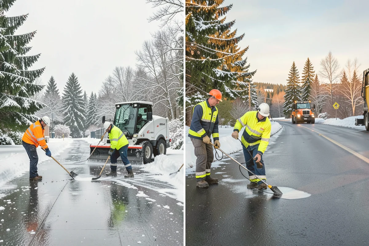 Ice Dam Removal in Mount Vernon, Skagit County, WA - Locate the dam and the trapped water line