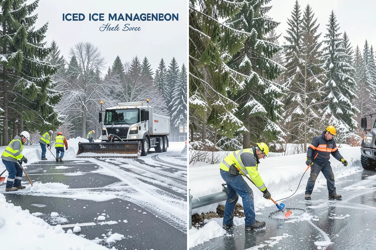 Ice Dam Removal in North Bend, King County, WA - Locate the dam and the trapped water line