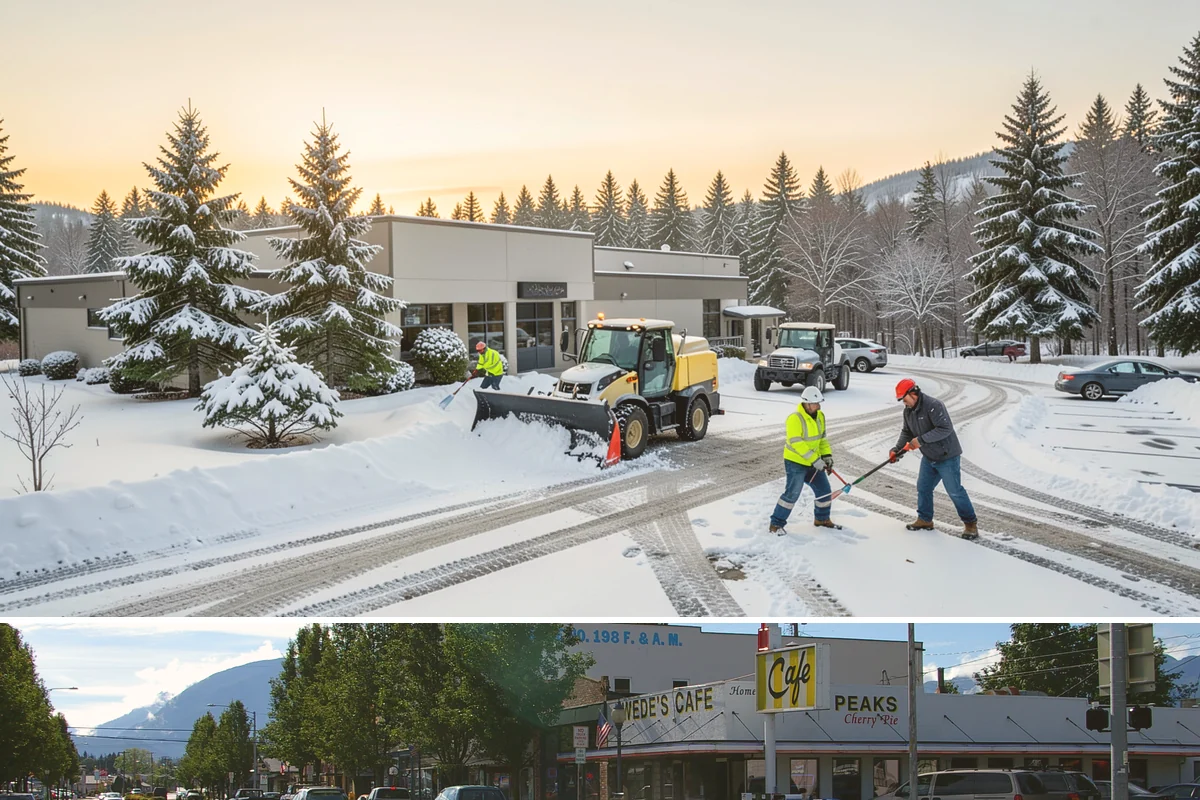 Ice Dam Removal in North Bend, King County, WA - Ice dam removal is needed during and right after freeze-thaw cycles, when melt and refreeze at the eaves trap water behind the...
