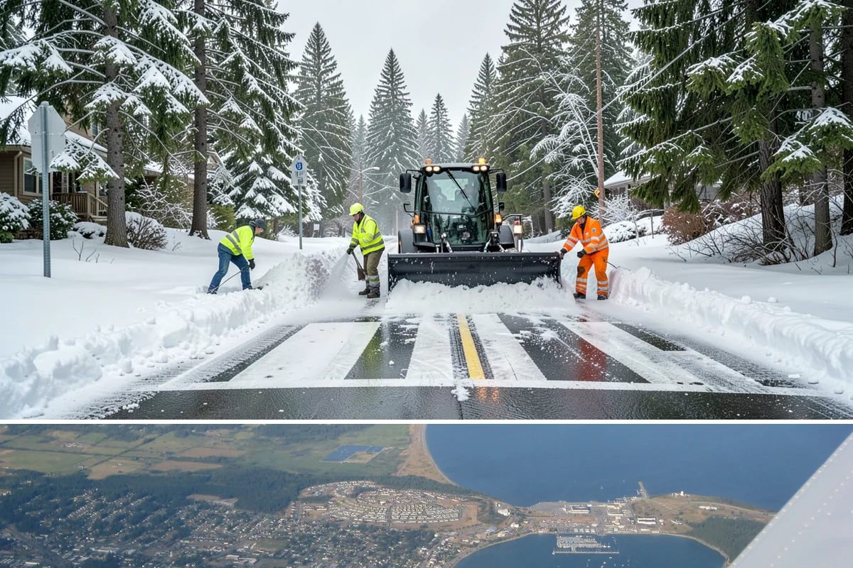 Ice Dam Removal in Oak Harbor, Island County, WA - Ice dam removal is needed during and right after freeze-thaw cycles, when melt and refreeze at the eaves trap water behind the...