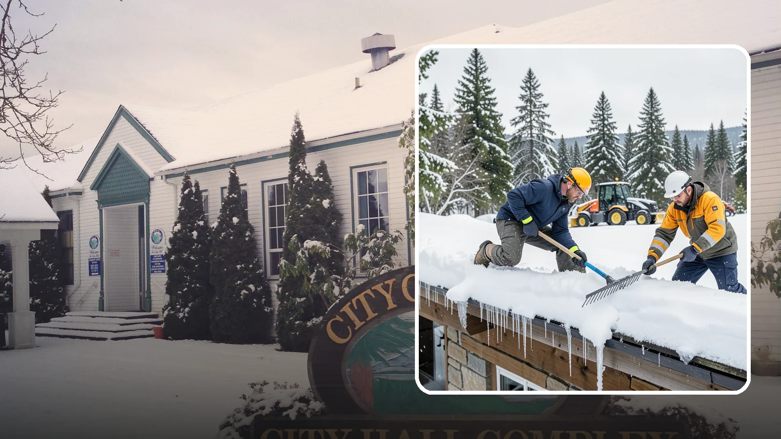 Ice Dam Removal in Pacific, King County, WA - We remove existing ice dams from roof edges to stop water from backing up under shingles.
