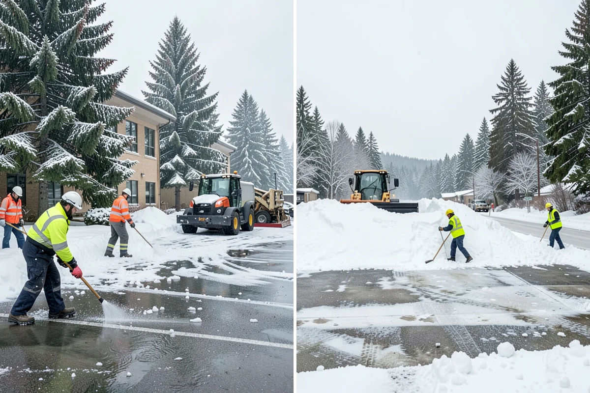 Ice Dam Removal in Pacific, King County, WA - Locate the dam and the trapped water line
