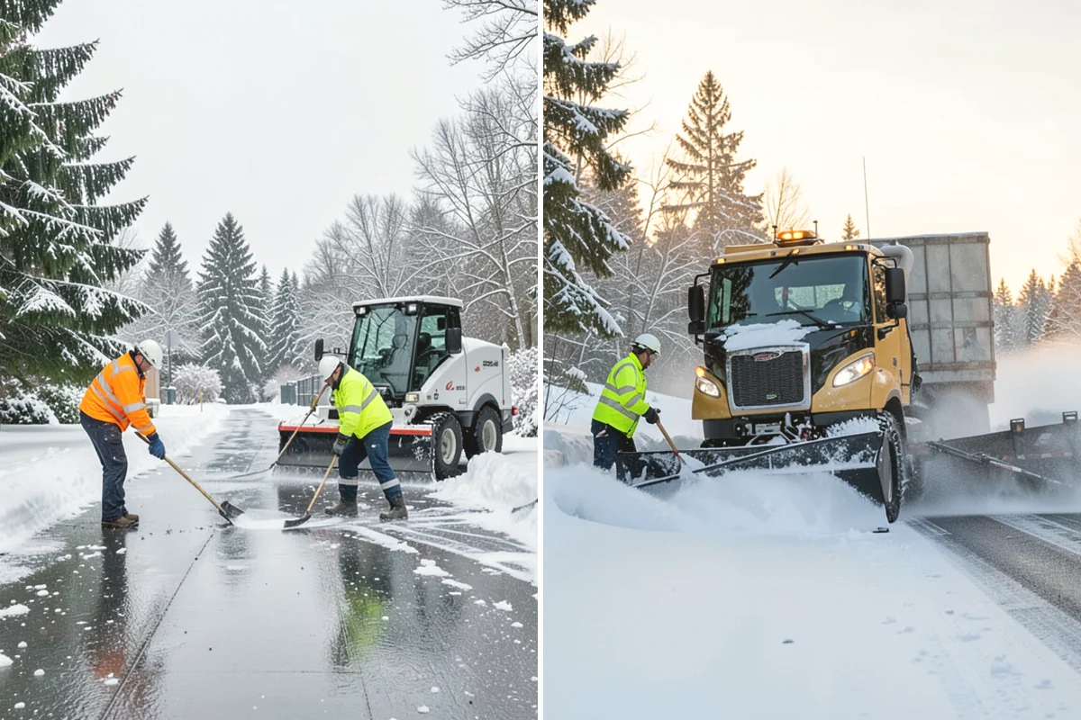 Ice Dam Removal in Ruston, Pierce County, WA - Locate the dam and the trapped water line