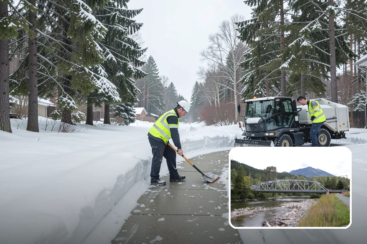 Ice Dam Removal in Skykomish, King County, WA - Stops water from backing up under shingles